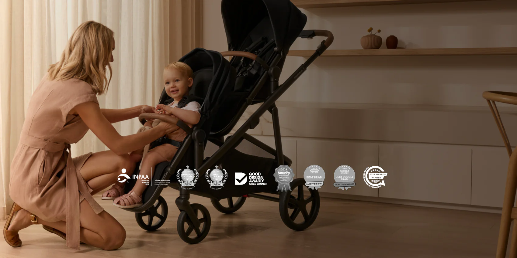 Award-Winning Style, Parent-Approved Quality